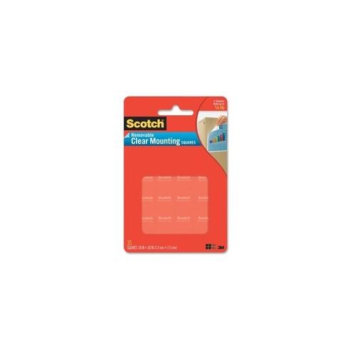 Scotch Mounting Squares - 0.69" Length x 0.69" Width - 35 / Pack - Gray