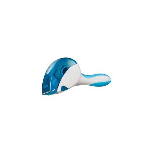 Scotch Easy-Grip Packaging Tape Dispenser - Sure Start Shipping - Holds Total 1 Tape(s) - Refillable - Blue, White - 1 / Pack