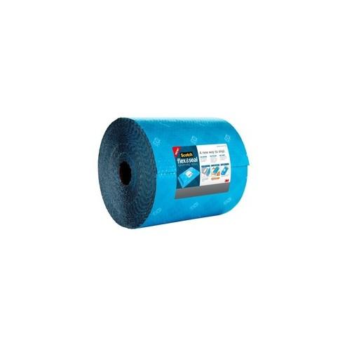 Scotch Flex & Seal Shipping Roll - 15" Width x 200 ft Length - 130 mil Thickness - Durable, Water Resistant, Tear Resistant, Cushioned, Recyclable, Adhesive, Self-stick - Plastic - Blue