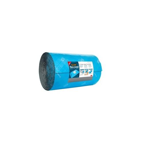 Scotch Flex & Seal Shipping Roll - 15" Width x 50 ft Length - Durable, Water Resistant, Tear Resistant, Cushioned, Recyclable, Adhesive, Self-stick - Plastic - Blue