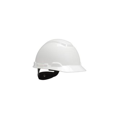 3M H700 Series Ratchet Suspension Hard Hat - Comfortable, Lightweight, Adjustable Ratchet, Adjustable Height - Head, Ultraviolet Protection - White - 1 Each