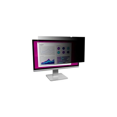 3M High Clarity Privacy Filter Black, Glossy - For 21.5" Widescreen Monitor - 16:9 - Scratch Resistant, Dust Resistant