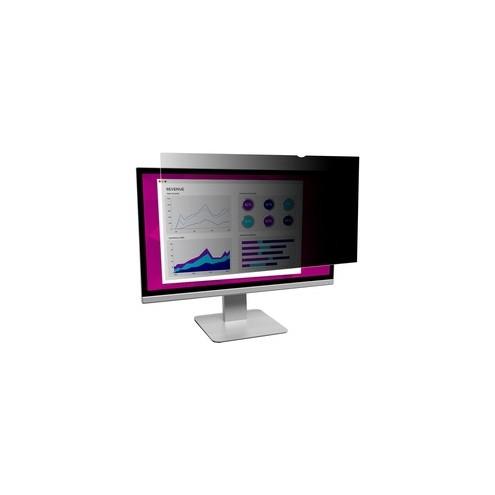 3M High Clarity Privacy Filter Black, Glossy - For 23" Widescreen Monitor - 16:9 - Scratch Resistant, Dust Resistant
