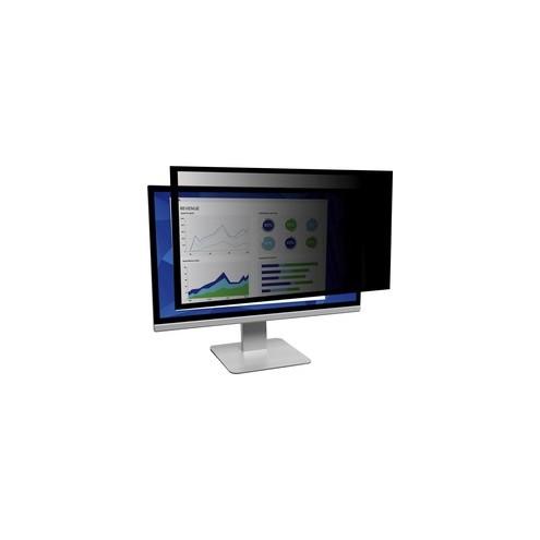 3M Framed Privacy Filter Black - For 23" Widescreen Monitor - 16:9 - Scratch Resistant, Dust Resistant