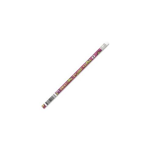 Moon Products Welcome To Our Class Pencil - #2 Lead - Red Wood Barrel - 12 / Dozen