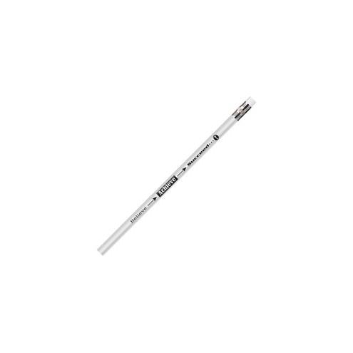 Moon Products Believe/Achieve/Succeed Pencils - #2 Lead - Silver Barrel - 12 / Dozen