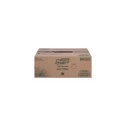 Marcal Premium Recycled Bathroom Tissue - 1 Ply - 1000 Per Roll - 40 / Carton - White