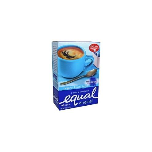 Equal Zero Calorie Original Sweetener Packets - 0 lb (0 oz) - Artificial Sweetener - 100/Box