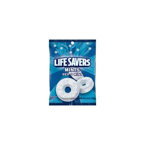 Wrigley Life Savers Peppermint Hard Candies - Peppermint - Individually Wrapped - 6.25 oz