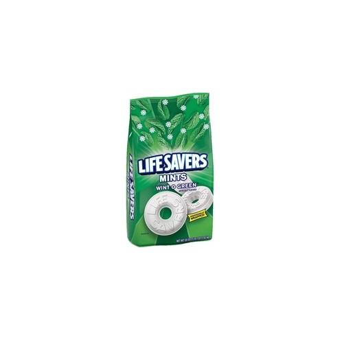Life Savers Wint O Green Mints Bag - 3 lb. 2 oz. - Wint-O-Green, Mint - 3.12 lb - 1 Bag