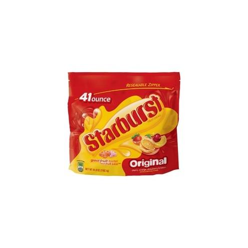Starburst Original Fruit Chews Candy Bag - 2 lb. 9 oz. - Cherry, Lemon, Orange, Strawberry - Resealable Zipper, Individually Wrapped - 2.56 lb - 1 / Bag
