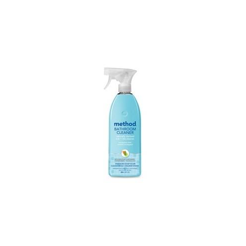 Method Bathroom Cleaner Spray - Spray - 28 fl oz (0.9 quart) - Eucalyptus Mint Scent - 8 / Carton - Blue