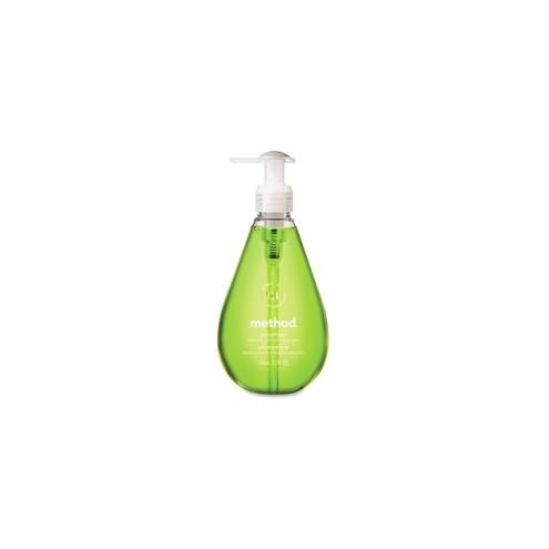 Method Cucumber Gel Hand Wash - Cucumber Scent - 12 fl oz (354.9 mL) - Pump Bottle Dispenser - Hand - Green - Non-toxic - 6 / Carton