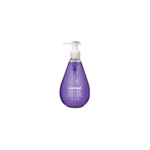 Method French Lavender Gel Hand Wash - French Lavender Scent - 12 oz - Pump Bottle Dispenser - Bacteria Remover - Hand - Lavender - Triclosan-free, Non-toxic, pH Balanced, Anti-irritant - 1 Each