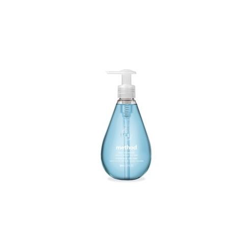 Method Sea Minerals Gel Hand Wash - Sea Mineral Scent - 12 fl oz (354.9 mL) - Hand - Light Blue - Paraben-free, Phthalate-free, Triclosan-free - 6 / Carton