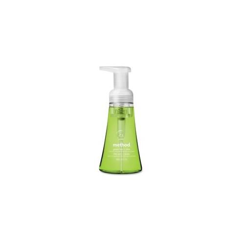 Method Green Tea/Aloe Foaming Hand Wash - Green Tea + Aloe Scent - 10 fl oz (295.7 mL) - Pump Bottle Dispenser - Hand - Green - Non-toxic - 6 / Carton