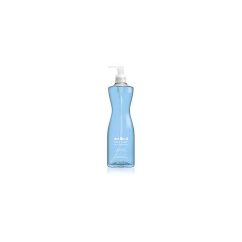 Method Sea Minerals Dish Soap - 18 fl oz (0.6 quart) - Sea Mineral ScentBottle - 6 / Carton - Light Blue