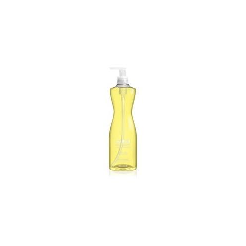 Method Lemon Mint Dish Soap - 18 fl oz (0.6 quart) - Lemon ScentBottle - 6 / Carton - Light Yellow