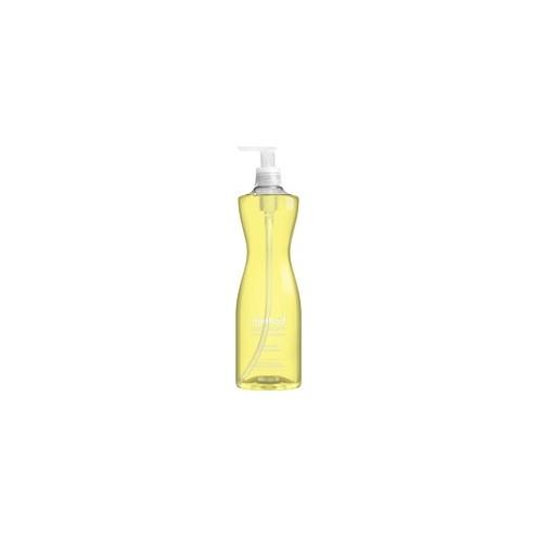 Method Lemon Mint Dish Soap - 18 fl oz (0.6 quart) - Lemon Scent - 1 Each - Light Yellow