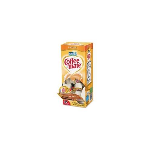 Coffee mate Liquid Creamer Singles - Hazelnut Flavor - 0.02 lb (0.38 oz) - 50/Box