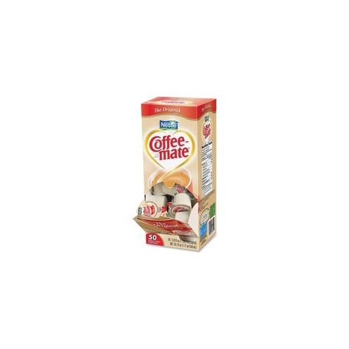 Coffee mate Liquid Creamer Singles - Regular Flavor - 0.02 lb (0.38 oz) - 50/Box