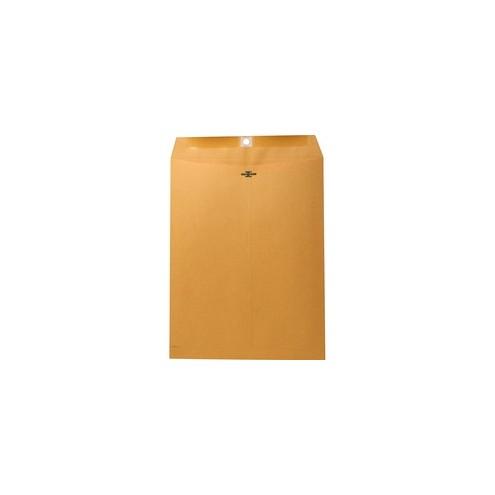 Nature Saver Recycled Clasp Envelopes - Clasp - #97 - 10" Width x 13" Length - 28 lb - Clasp - Kraft - 100 / Box - Kraft