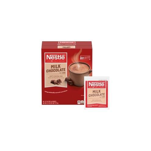 Nestle Milk Chocolate Hot Cocoa Mix - Cocoa, Chocolate - 0.71 oz - 60 / Box