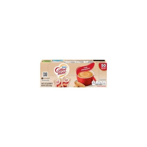 Nestl&eacute;&reg; Coffee-mate&reg; Coffee Creamer Original - powder packets - Original Flavor - 0.01 lb (0.11 oz) Packet - 50/Box - 1 Serving