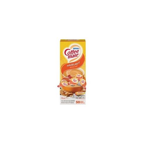 Nestl&eacute;&reg; Coffee-mate&reg; Hazelnut - Hazelnut Flavor - 0.38 fl oz (11 mL) - 50/Box - 1 Serving