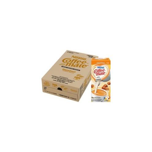 Nestl&eacute;&reg; Coffee-mate&reg; Coffee Creamer Hazelnut - liquid creamer singles - Hazelnut Flavor - 0.38 fl oz (11 mL) - 200/Carton - 50 Per Box - 1 Serving