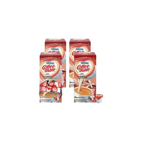 Coffee mate Cinnamon Vanilla Liquid Creamer - Cinnamon Vanilla Flavor - 0.38 fl oz (11 mL) - 200/Carton - 1 Serving