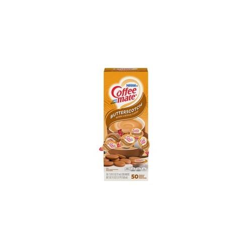 Coffee mate Butterscotch Creamer - Butterscotch Flavor - 0.38 fl oz (11 mL) - 50/Box