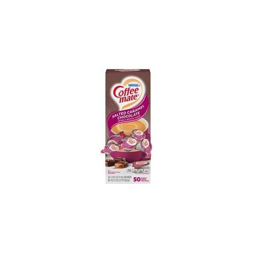 Coffee mate Salted Caramel Chocolate Creamers - Salted Caramel Chocolate Flavor Mini Cup - 50/Box - 1 Serving