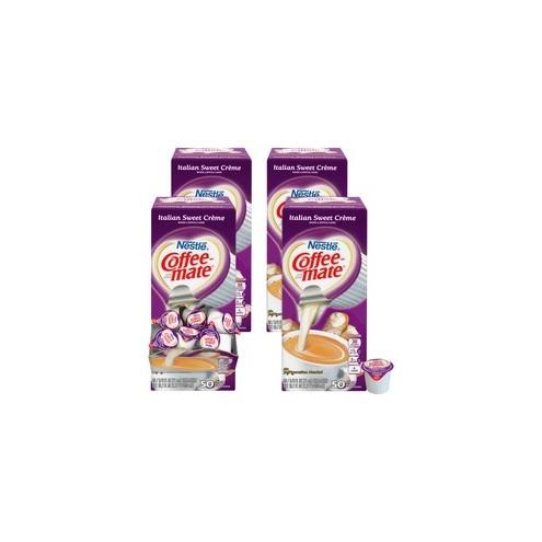 Coffee mate Italian Sweet Creme Liquid Creamer - Italian Sweet Creme Flavor - 0.38 fl oz (11 mL) - 200/Carton - 1 Serving