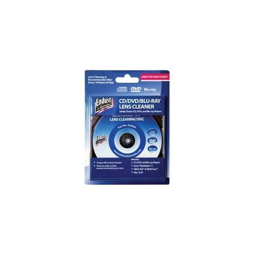 Endust CD/DVD/ BR Lens Cleaner - For Optical Media, Hard Drive, Gaming Console, Audio Equipment, Video Equipment - 1 Each