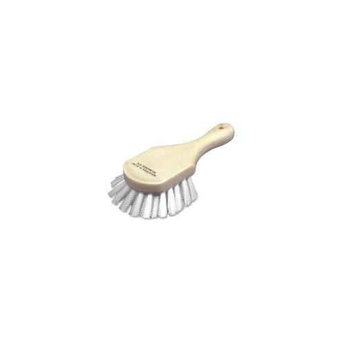 SKILCRAFT All Purpose Scrub Brush - 1.25" Nylon Bristle - 5" Handle Length - 1 Each