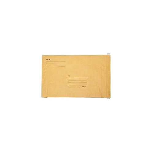 SKILCRAFT Sealed Air Jiffylite Bubble Mailers - Bubble - 12 1/2" Width x 19" Length - Peel & Seal - Kraft - 50 / Pack - Kraft