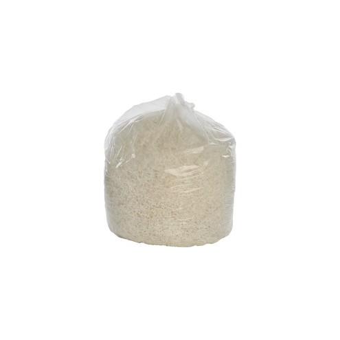 SKILCRAFT Heavy Duty Plastic Trash Bag - 34 gal - 32" Width x 44" Length - Low Density - Clear - Plastic, Resin - 100/Box - Office Waste