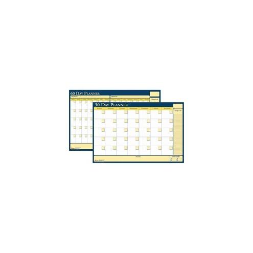 SKILCRAFT 7520-01-207-4058 Flexible Planner - Daily - 36" x 24" - Paper - White