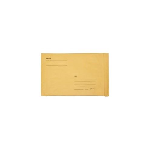 SKILCRAFT Preprinted Jiffy Padded Mailers - Bubble - 9 1/2" Width x 14 1/2" Length - Peel & Seal - 100 / Pack - Kraft