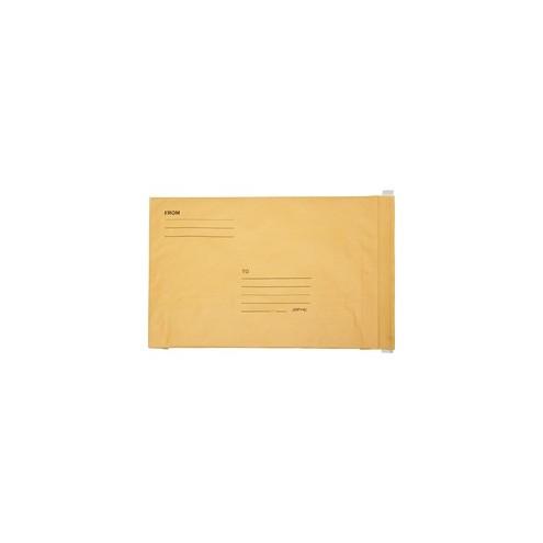 SKILCRAFT Preprinted Jiffy Padded Mailers - Bubble - 10 1/2" Width x 16" Length - Peel & Seal - 100 / Pack - Kraft