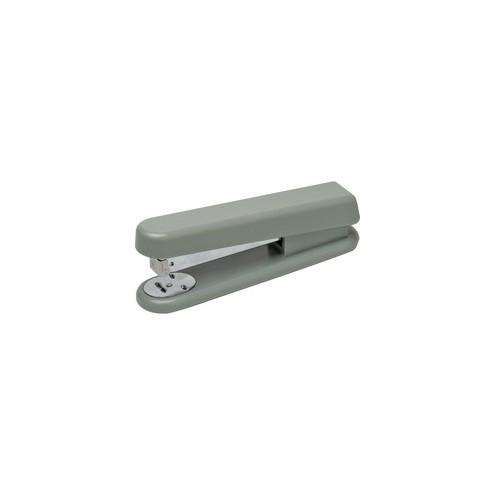 SKILCRAFT Standard Full Strip Stapler - 20 Sheets Capacity - 210 Staple Capacity - Full Strip - 1/4" , 1/2" Staple Size - Gray