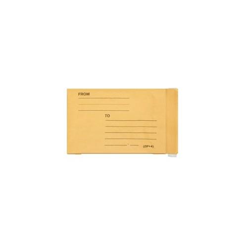 SKILCRAFT Preprinted Jiffy Padded Mailers - Bubble - 6" Width x 10" Length - Peel & Seal - 250 / Pack - Kraft