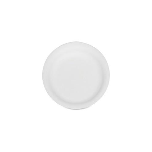 SKILCRAFT Disposable Paper Plates - Plate - Paper Plate - Disposable - White - 1000 Piece(s) / Carton