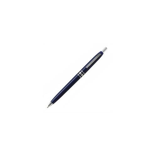 SKILCRAFT Retractable Ballpoint Pen - Medium Pen Point - Refillable - Retractable - Blue - Blue Barrel - 12 / Dozen