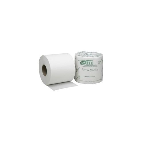 SKILCRAFT Toilet Tissue Paper - 2 Ply - 4" x 4" - 550 Sheets/Roll - White - Paper - Perforated - 80 / Box