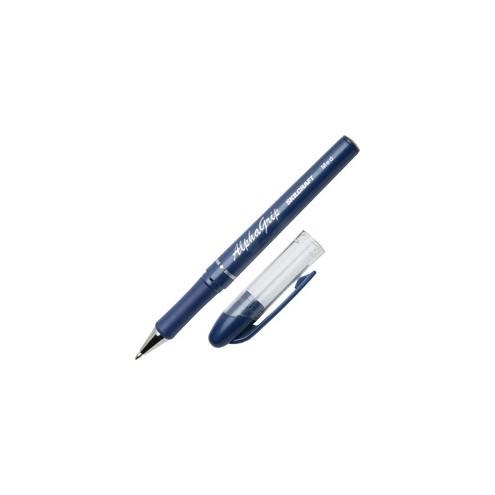 SKILCRAFT Cushion Grip Transparent Ballpoint Pen - Medium Pen Point - Refillable - Blue - Blue Barrel - 1 Dozen