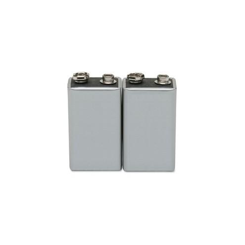 SKILCRAFT 9-volt Alkaline Batteries - For Multipurpose - 9V - 9 V DC - Alkaline Manganese Dioxide - 2 / Pack