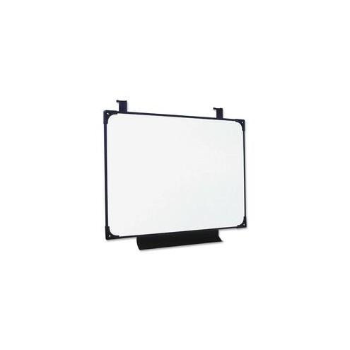 SKILCRAFT Large Dry Erase Markerboard - 38.5" (3.2 ft) Width x 29" (2.4 ft) Height - White Melamine Surface - Black Frame - 1 Each