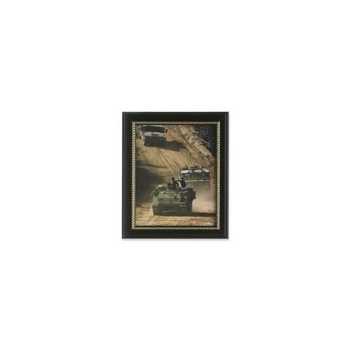 SKILCRAFT U.S. Military Army Frame Picture - 8.50" x 11" Frame Size - Horizontal, Vertical - Hanger - 1 Each - Wood